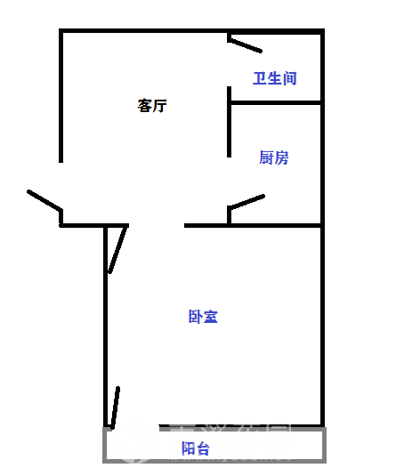 小套房型图.png